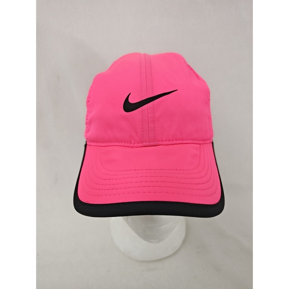 Nike Hat Featherlight Hot Pink Running hat cap Adjustable Lightweight